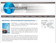 Tablet Screenshot of methodtraders.com